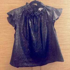 Sea New York Black Sequin Top